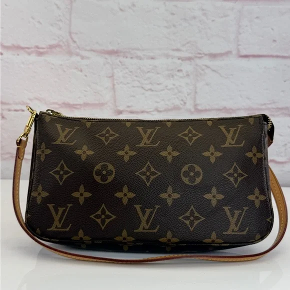 Louis Vuitton Brown Monogram Pochette Accessories Clutch Bag - Picture 3 of 16